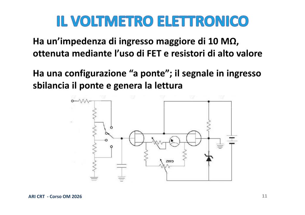 Voltmetro Elettronico